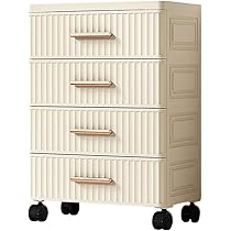 収納チェスト / サイズ W68xD35xH75.5cm 北欧ジュエリー収納付チェスト ハイタイプ 幅80cm・5段（高さ